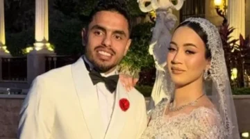 بفستان زفاف مبهر.. نجوم الأهلي يشاركون كريم الدبيس احتفالات ليلة العمر بالصور